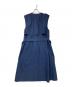 moussy (マウジー) ベルト付きノースリーブワンピース ネイビー サイズ:2 未使用品：4000円