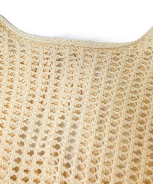 moussy（マウジー）moussy (マウジー) CROCHET ドレス ベージュ サイズ:F 未使用品の古着・服飾アイテム