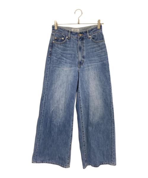 ARPEGE STORY（アルページュストーリー）ARPEGE STORY (アルページュストーリー) ローウエストワイドパンツ インディゴ サイズ:1の古着・服飾アイテム