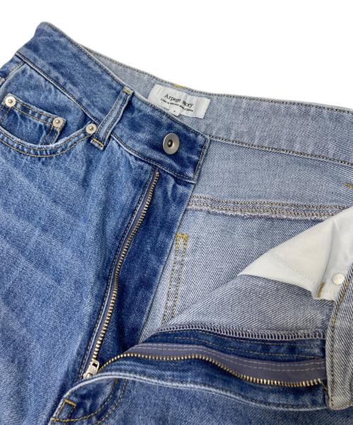 ARPEGE STORY（アルページュストーリー）ARPEGE STORY (アルページュストーリー) ローウエストワイドパンツ インディゴ サイズ:1の古着・服飾アイテム