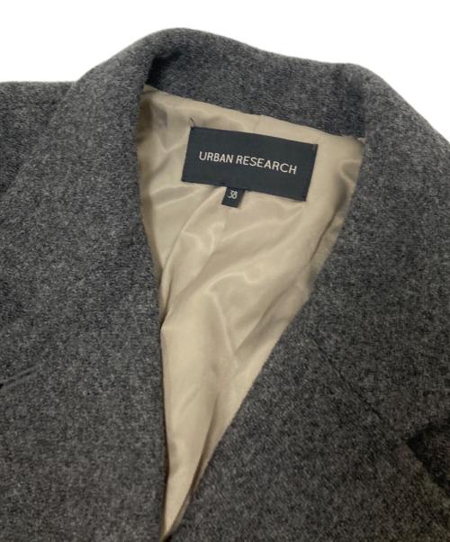 URBAN RESEARCH（アーバンリサーチ）URBAN RESEARCH (アーバンリサーチ) ウールメランジオーバージャケット グレー サイズ:38の古着・服飾アイテム