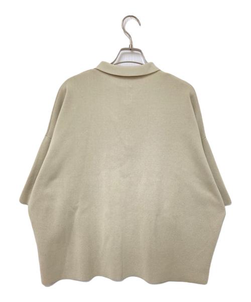 6(ROKU) BEAUTY&YOUTH（ロク ビューティーアンドユース）6(ROKU) BEAUTY&YOUTH (ロク ビューティーアンドユース) ニットポロシャツ ベージュ サイズ:下記参照の古着・服飾アイテム