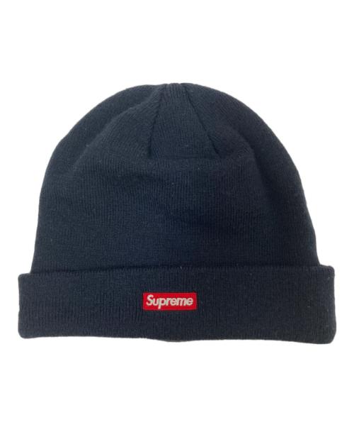 New Era（ニューエラ）New Era (ニューエラ) SUPREME (シュプリーム) ニット帽 ネイビーの古着・服飾アイテム