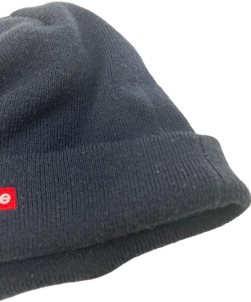 New Era（ニューエラ）New Era (ニューエラ) SUPREME (シュプリーム) ニット帽 ネイビーの古着・服飾アイテム