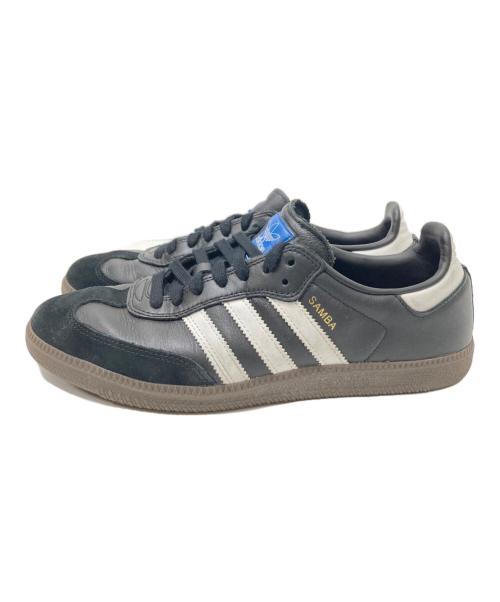 adidas（アディダス）adidas (アディダス) ローカットスニーカー ブラック×ホワイト サイズ:27.5㎝の古着・服飾アイテム