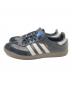 adidas (アディダス) ローカットスニーカー ブラック×ホワイト サイズ:27.5㎝：6000円
