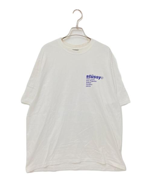 stussy（ステューシー）stussy (ステューシー) STRAWBERRY TEE ホワイト サイズ:Lの古着・服飾アイテム