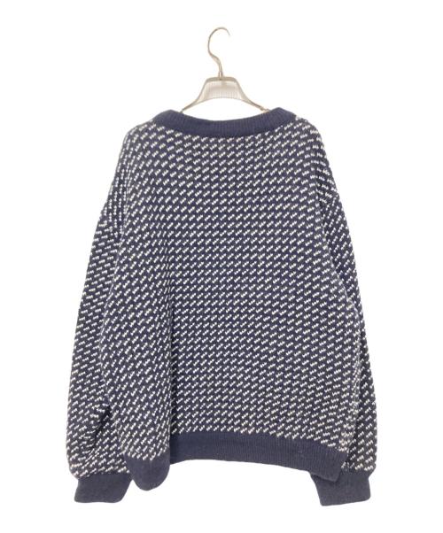 L.L.Bean（エルエルビーン）L.L.Bean (エルエルビーン) バーズアイニット ネイビー サイズ:Lの古着・服飾アイテム