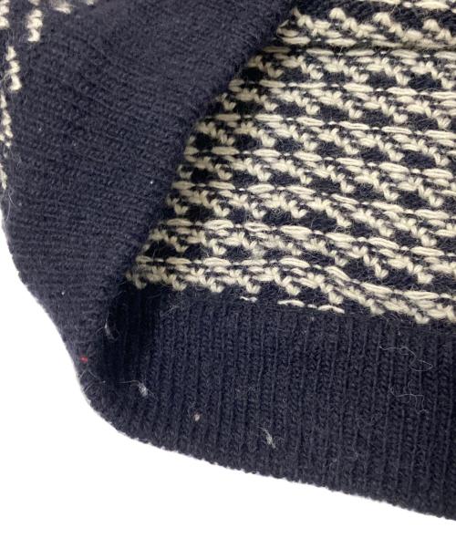 L.L.Bean（エルエルビーン）L.L.Bean (エルエルビーン) バーズアイニット ネイビー サイズ:Lの古着・服飾アイテム