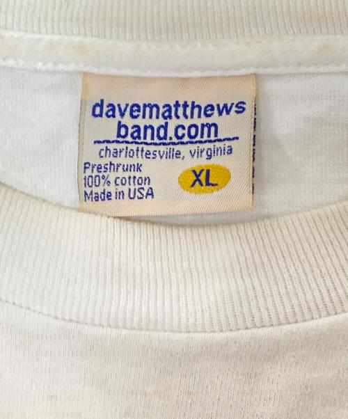 DAVEMATTHEWSBAND（デイヴ・マシューズ・バンド）DAVEMATTHEWSBAND (デイヴ・マシューズ・バンド) プリントTシャツ ホワイト サイズ:XLの古着・服飾アイテム