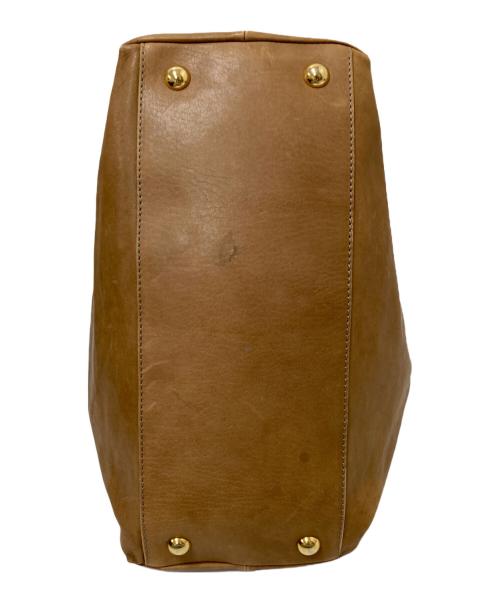 ETRO（エトロ）ETRO (エトロ) パンチングレザーハンドバッグ ブラウン サイズ:下記参照の古着・服飾アイテム