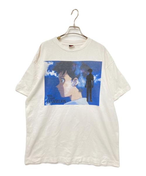 SAINT MICHAEL（セントマイケル）SAINT MICHAEL (セントマイケル) 新世紀エヴァンゲリオン (シンセイキエヴァンゲリオン) EV SS TEE / SHINJI ホワイト×ブルー サイズ:XLの古着・服飾アイテム