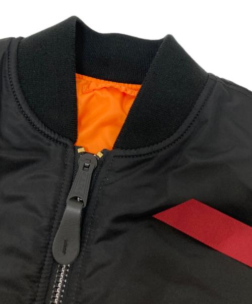ALPHA（アルファ）ALPHA (アルファ) MA-1ジャケット ブラック サイズ:Lの古着・服飾アイテム