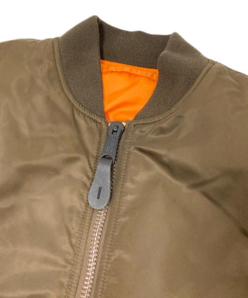 ALPHA（アルファ）ALPHA (アルファ) MA-1ジャケット ブラウン サイズ:Lの古着・服飾アイテム