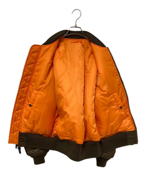 ALPHA（アルファ）ALPHA (アルファ) MA-1ジャケット ブラウン サイズ:Lの古着・服飾アイテム