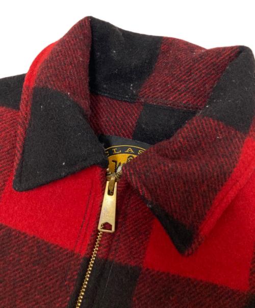WOOLRICH（ウールリッチ）WOOLRICH (ウールリッチ) バッファローチェックジャケット ブラック×レッド サイズ:Mの古着・服飾アイテム