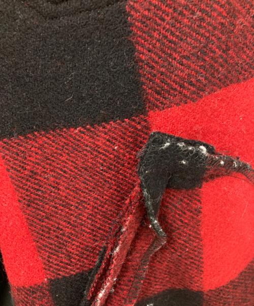 WOOLRICH（ウールリッチ）WOOLRICH (ウールリッチ) バッファローチェックジャケット ブラック×レッド サイズ:Mの古着・服飾アイテム