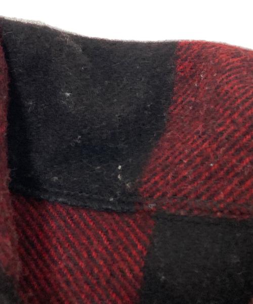 WOOLRICH（ウールリッチ）WOOLRICH (ウールリッチ) バッファローチェックジャケット ブラック×レッド サイズ:Mの古着・服飾アイテム