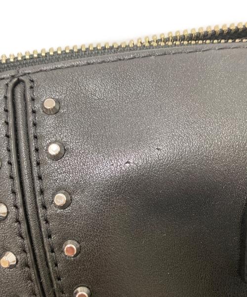 MICHAEL KORS（マイケル・コース）MICHAEL KORS (マイケルコース) スタッズレザーハンドバッグ ブラック サイズ:下記参照の古着・服飾アイテム