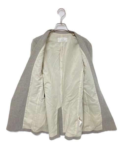 Plage（プラージュ）Plage (プラージュ) シルクリネンボタンレスジャケット ベージュ サイズ:36の古着・服飾アイテム