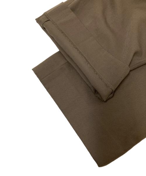 VERMEIL par iena（ヴェルメイユ パー イエナ）VERMEIL par iena (ヴェルメイユ パー イエナ) ウールギャバ 2タックパンツ ブラウン サイズ:36の古着・服飾アイテム