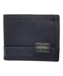 PORTER（ポーター）の古着「2つ折り財布」｜ブラック