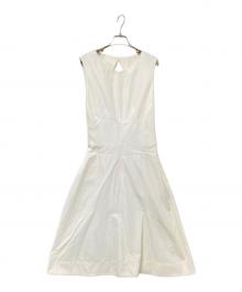 JIL SANDER（ジルサンダー）の古着「ノースリーブワンピース」｜ホワイト