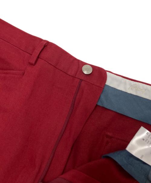BRIONI（ブリオーニ）BRIONI (ブリオーニ) センタープレスパンツ レッド サイズ:46Rの古着・服飾アイテム