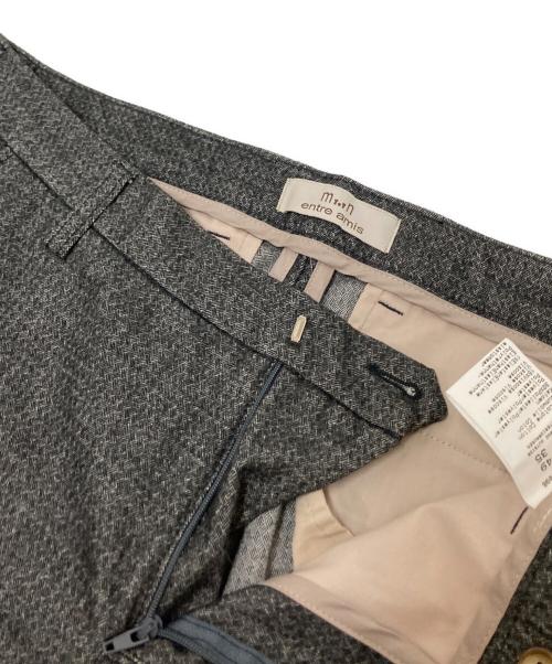ENTRE AMIS（アントレ アミ）ENTRE AMIS (アントレ アミ) スリムスラックス グレー サイズ:35の古着・服飾アイテム