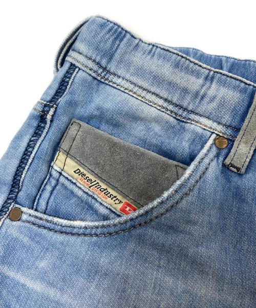 DIESEL（ディーゼル）DIESEL (ディーゼル) ジョグデニムスウェットハーフパンツ インディゴ サイズ:28の古着・服飾アイテム