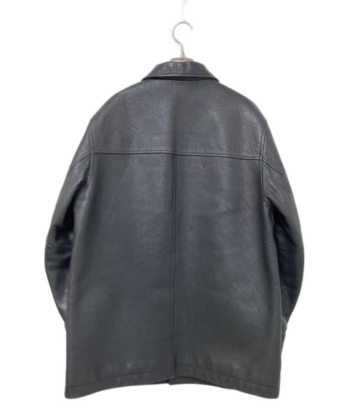GAP（ギャップ）GAP (ギャップ) レザーカーコート ブラック サイズ:Sの古着・服飾アイテム