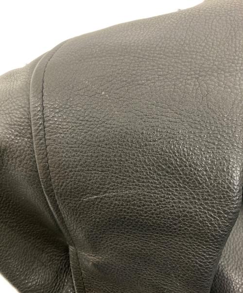 GAP（ギャップ）GAP (ギャップ) レザーカーコート ブラック サイズ:Sの古着・服飾アイテム