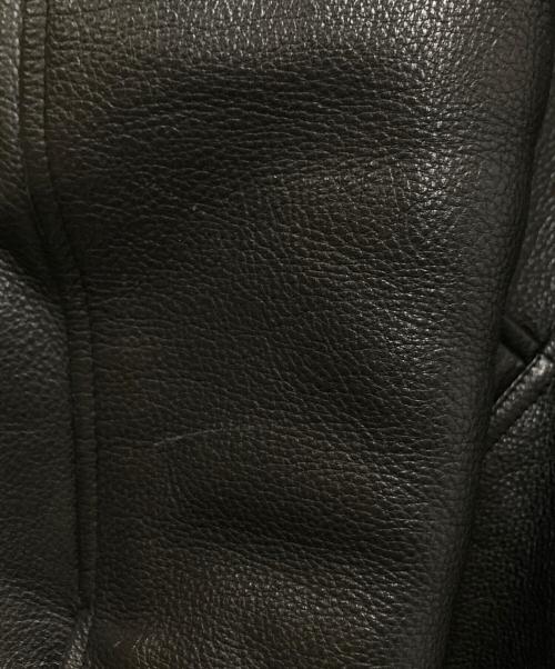 GAP（ギャップ）GAP (ギャップ) レザーカーコート ブラック サイズ:Sの古着・服飾アイテム