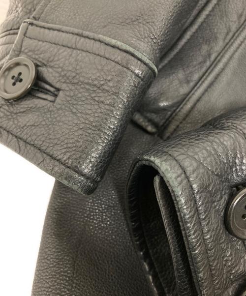 GAP（ギャップ）GAP (ギャップ) レザーカーコート ブラック サイズ:Sの古着・服飾アイテム