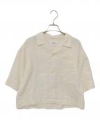 LE GLAZIKル グラジック）の古着「オープンカラーシャツ」｜ベージュ