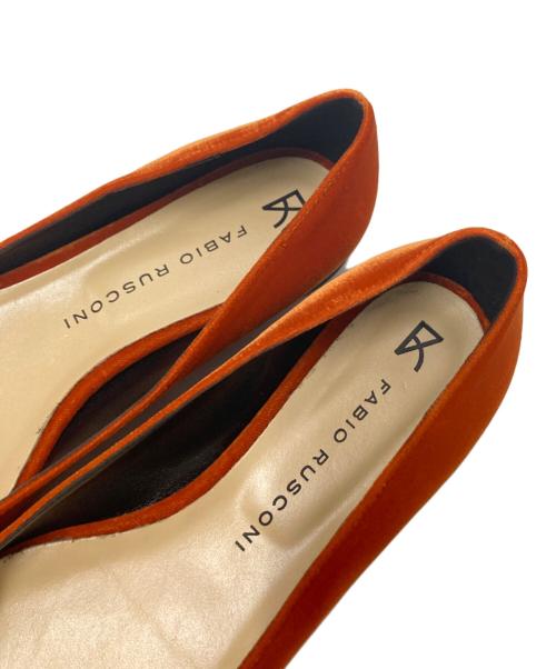 FABIO RUSCONI（ファビオルスコーニ）FABIO RUSCONI (ファビオルスコーニ) デザインパンプス サイズ:38の古着・服飾アイテム