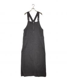 SLOBE IENA（スローブ イエナ）の古着「アイラインジャンパースカート」｜ブラウン