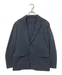 green label relaxing（グリーンレーベルリラクシング）の古着「フルフラン ナロー ジャケット ―ウォッシャブル・ストレッチ・防シワ―」｜ブラック