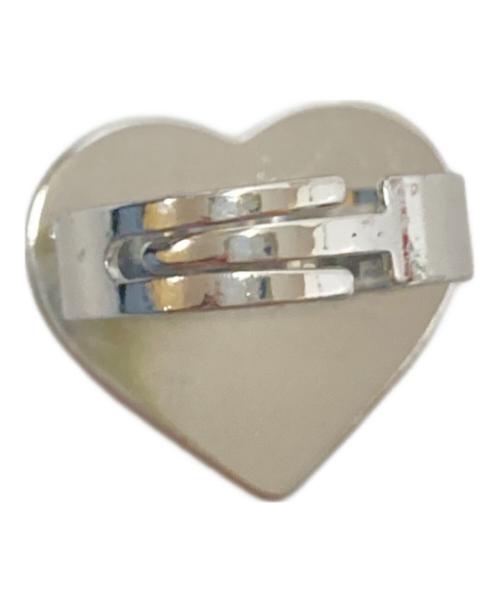 HUMAN MADE（ヒューマンメイド）HUMAN MADE (ヒューマンメイド) ハートリング シルバー×グリーン サイズ:15号（実寸）の古着・服飾アイテム