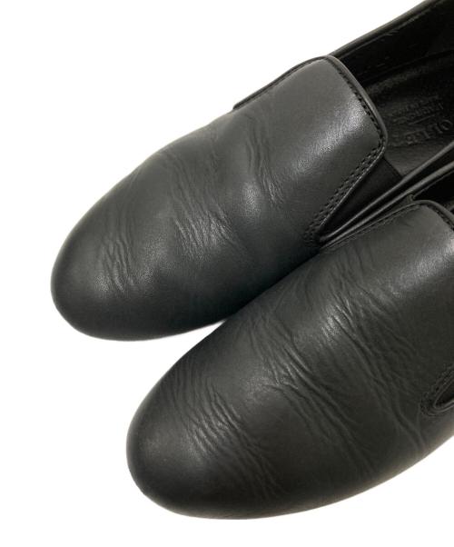 ARCOLLETTA PADRONE（アルコレッタパドローネ）ARCOLLETTA PADRONE (アルコレッタパドローネ) レザースリッポン ブラック サイズ:40の古着・服飾アイテム