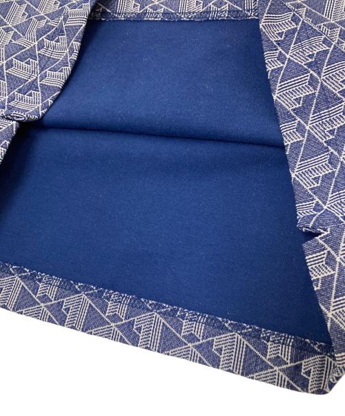 LACOSTE（ラコステ）LACOSTE (ラコステ) モノグラムジャカードポロシャツ ネイビー×ホワイト サイズ:US:Sの古着・服飾アイテム