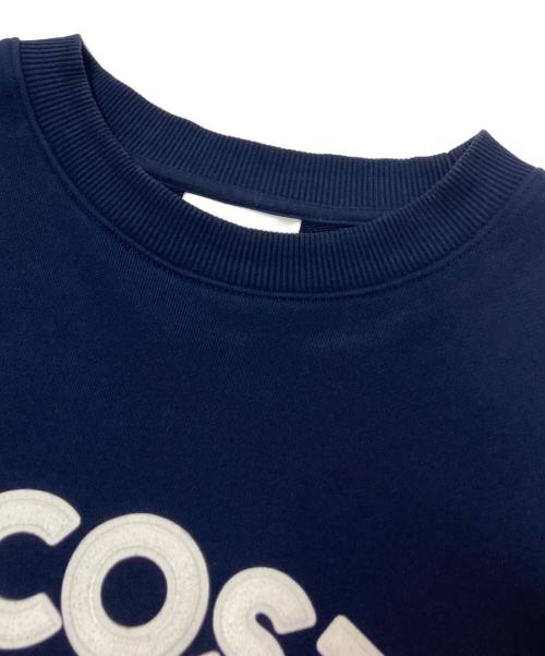 LACOSTE（ラコステ）LACOSTE (ラコステ) カレッジロゴクルーネックスウェット ネイビー サイズ:US:Mの古着・服飾アイテム
