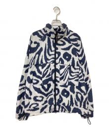 adidas by stella McCartney（アディダス バイ ステラマッカートニー）の古着「ウーブンプリント トラックトップ」｜ホワイト×ネイビー