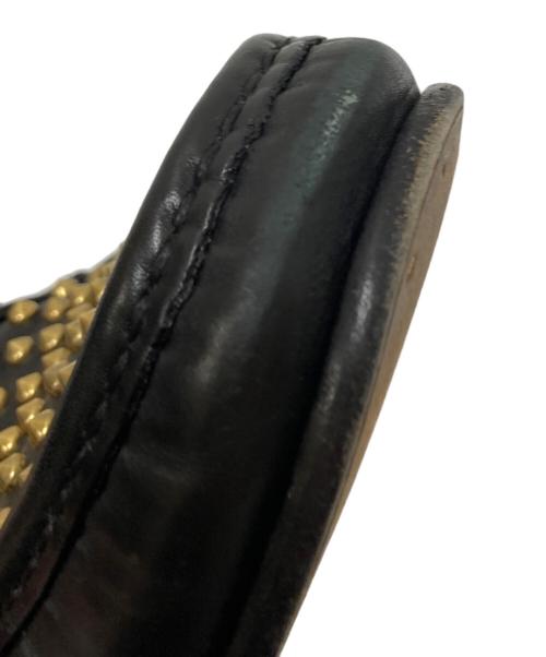 GUCCI（グッチ）GUCCI (グッチ) スパイクビットローファー ブラック サイズ:6 1/2の古着・服飾アイテム