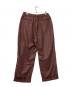 Badhiya (バディーヤ) タックパンツ ブラウン サイズ:下記参照：4000円