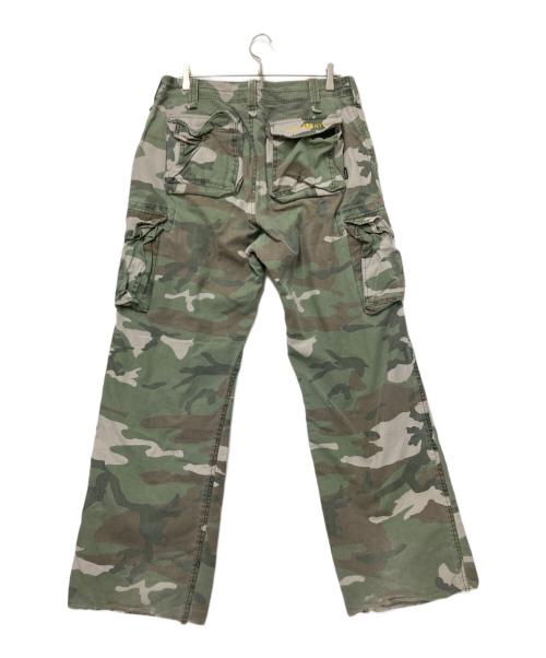 FUBU（フブ）FUBU (フブ) カーゴパンツ アイボリー×カーキ サイズ:下記参照の古着・服飾アイテム