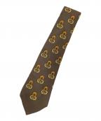 GUCCIグッチ）の古着「シルクネクタイ」｜ブラウン