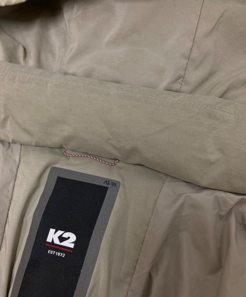 K2（ケーツー）K2 (ケーツー) ダウンジャケット ベージュ サイズ:95の古着・服飾アイテム