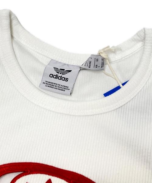 adidas（アディダス）adidas (アディダス) CAMPUS2000 Tシャツ ホワイト サイズ:Lの古着・服飾アイテム