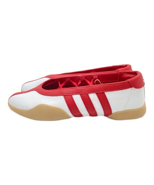 adidas（アディダス）adidas (アディダス) Taekwondo Mei Ballet ホワイト×レッド サイズ:25.0cmの古着・服飾アイテム